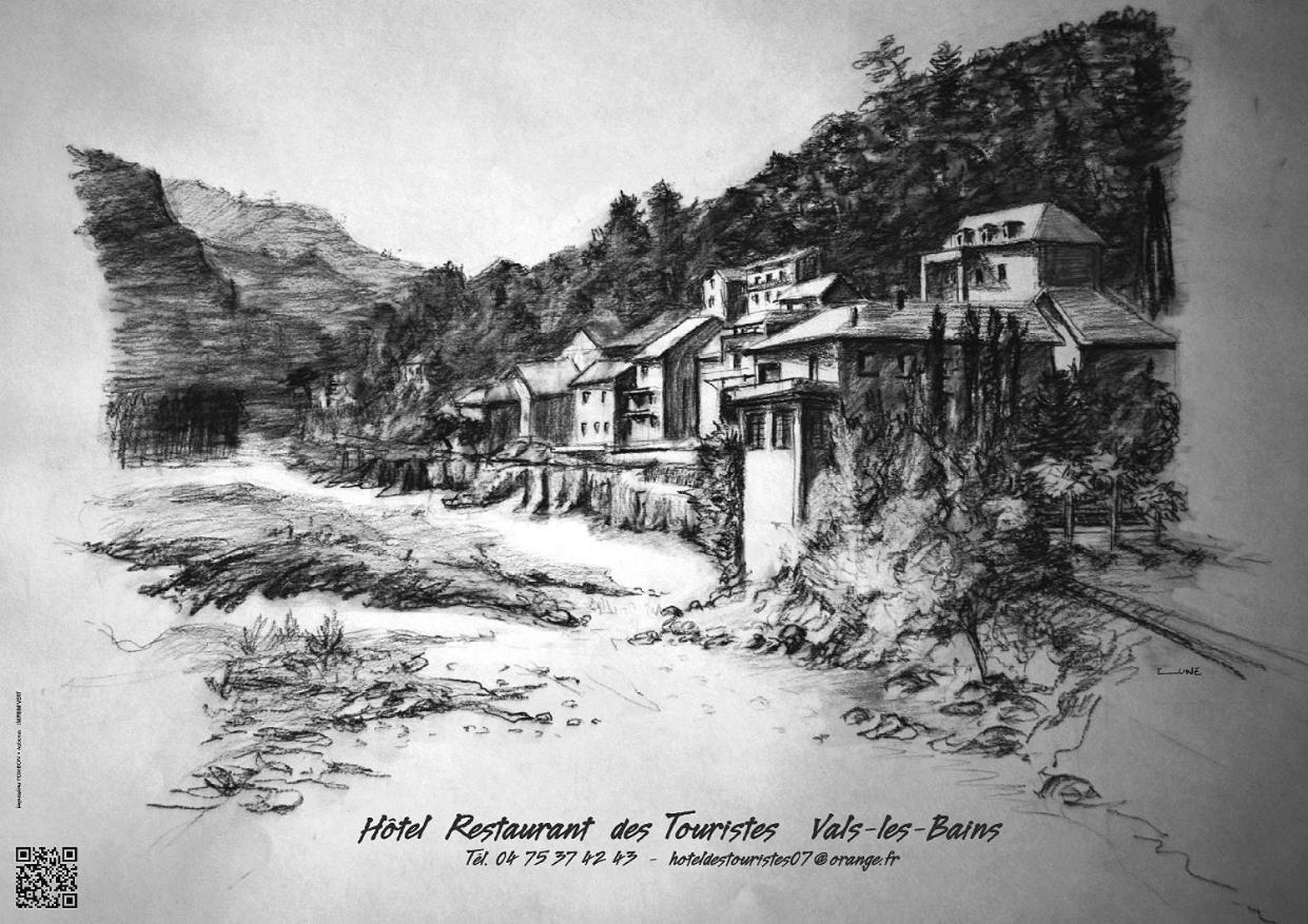 Hotel Restaurant Les Touristes Vals-les-Bains Kültér fotó